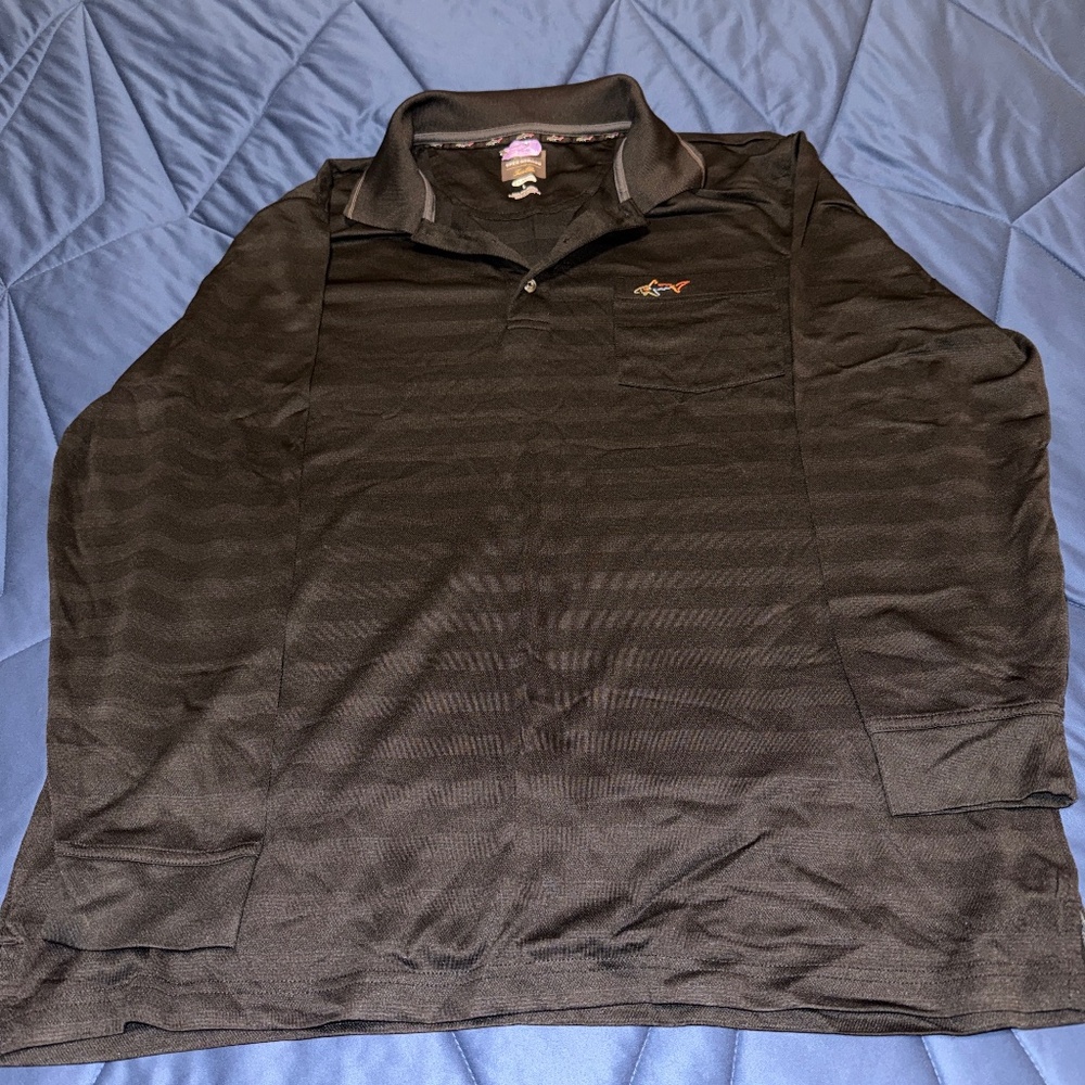 Long sleeve polo shirt